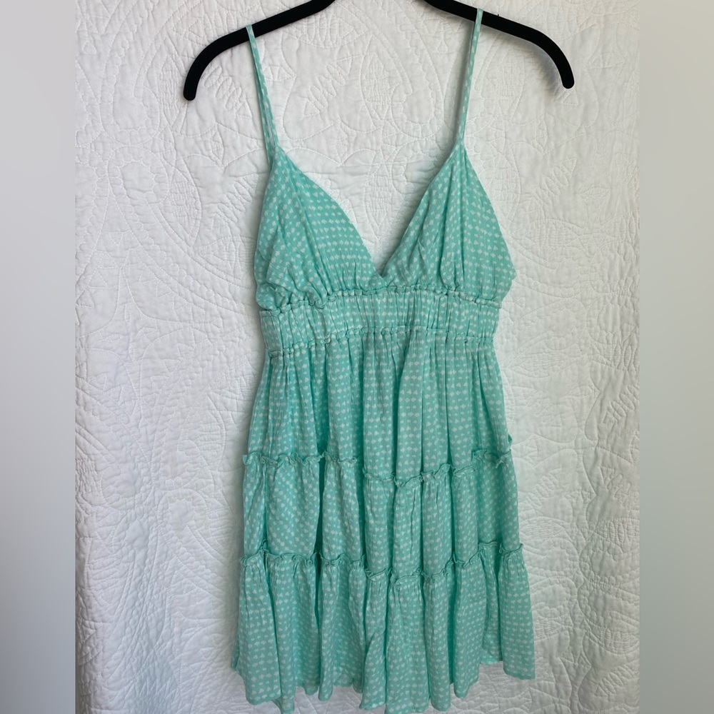 NWT Small aqua summer dress.